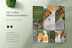 design animated digital menu and restaurant wall TV menu