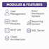build a complete net core web application and admin dashboard with sql server