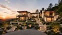 do design and 3d render of house on hill and slope