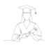 draw illustration with continuous line art 24 hours