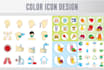 design custom icon design set