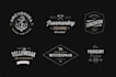 design an original retro badge logo