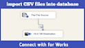 create ssis package and sql query