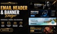 design premium web banners and email headers for your business