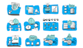 create hand drawn symbols or icon sets in custom designs