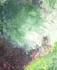draw handmade abstract painting on canvas