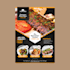 design creative party flyers, food flyers