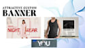 design custom banners in any size