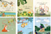 design creative children book cover , cover illustrations