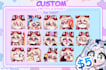 do custom twitch emotes or badges