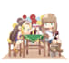 very cute and very colorful chibi