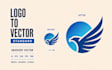manually vectorize, redraw, and refine your logo