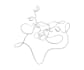 design your cutes pet with vector one line art in 6 hours