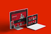 design podcast website for audio video artist and broadcasting radio and station