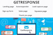 design getresponse landing page, sales page, squeeze page, lead capture page