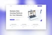 create nft website and app ux ui landing page design