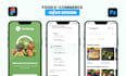 modern mobile app UI UX, wireframe and interactive design