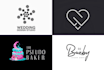 design wedding logo, wedding monogram or wedding initials with free source