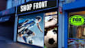design amazing store front, shop front window graphic design
