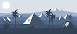 draw flat landscapes inside figures, read description