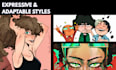design and illustrate your comic or cartoon character