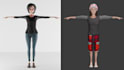 make 3d character model