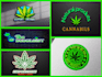 do unique cannabis, weed,marijuana,hemp and cbd logo