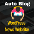 create auto blog or news website with a premium theme