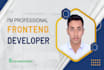 do front end web development in react js with redux and firebase