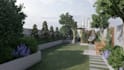 create garden or landscape 3d rendering