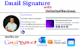 create a clickable HTML email signature
