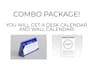 make desk calendar and wall calendar