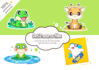 draw cute, kawaii animal illustrations and adorable mascot