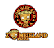 design creative zombie pizza logo