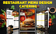 do an amazing restaurant menu design, catering menu