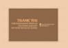design minimal thank you cards