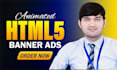 design animated HTML5 banner ads for google display ads