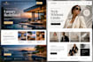 design a luxury premium website with modern UI and animations