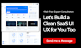 create saas UI UX website, app, and dashboards in figma