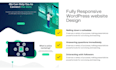 build a responsive wordpress website design or blog website