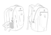 draw a line art, technical drawing of your product