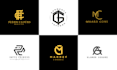 design apparel, monogram iconic and initial letter logo