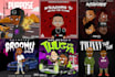 draw high detailed cartoon album cover art, mixtape cover