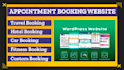 create appointment booking website for doctor salon spa cleaning in wordpress
