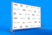design a clean backdrop or step and repeat within 3 hous