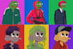 create nft character arts, illustrations for collections