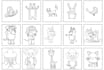 make kdp coloring book for kids with unique pages