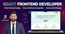 develop react js frontend website or convert figma to react