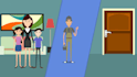 make commercial and residential locksmith services 2d animated promo video