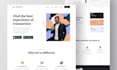 do modern figma website design and business website redesign